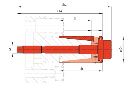 Clamping Elements Taper Collets with hexagon head BAD BKDF BAD